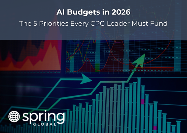 AI Budgets in 2026: The 5 Priorities Every CPG Leader Must Fund